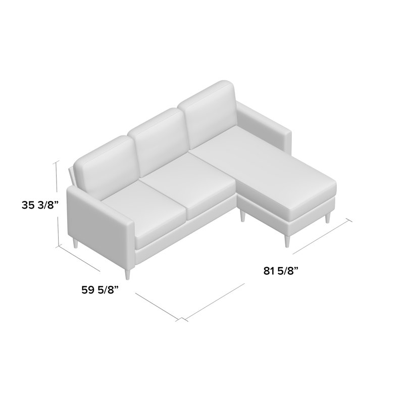 Cazenovia Reversible Sectional & Reviews Birch Lane